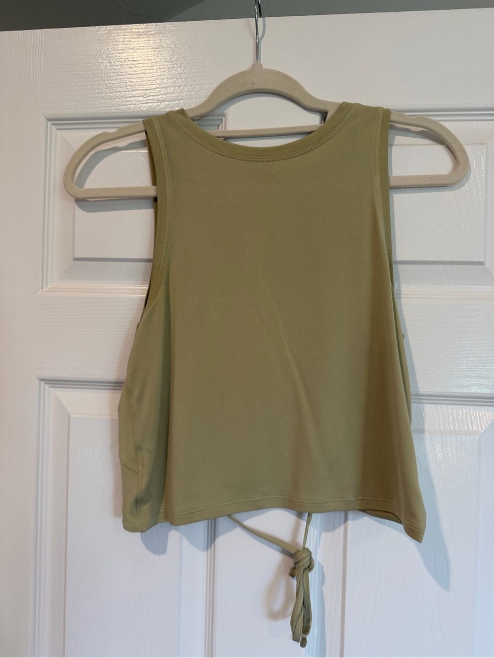 Sage Lululemon tie back tank